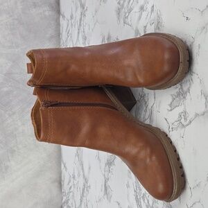 Zodiac Brown Heeled Boots